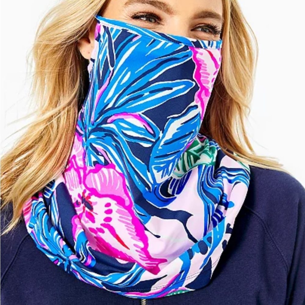 Lilly Pulitzer printed adult gultier mask New